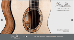 Desktop Screenshot of koblerguitars.com